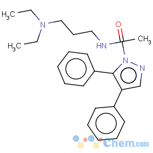 CAS No:120982-59-4 1H-Pyrazole-1-acetamide,N-[3-(diethylamino)propyl]-3,4-diphenyl-