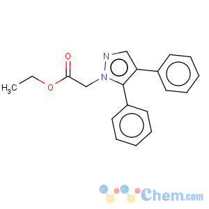CAS No:120982-79-8 1H-Pyrazole-1-aceticacid, 3,4-diphenyl-, ethyl ester