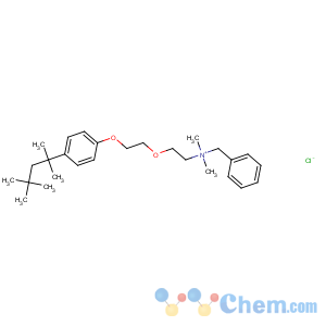 CAS No:121-54-0 benzyl-dimethyl-[2-[2-[4-(2,4,<br />4-trimethylpentan-2-yl)phenoxy]ethoxy]ethyl]azanium