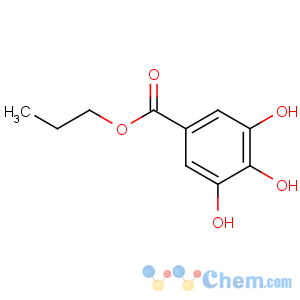 CAS No:121-79-9 propyl 3,4,5-trihydroxybenzoate