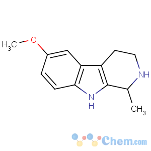 CAS No:1210-56-6 1H-Pyrido[3,4-b]indole,2,3,4,9-tetrahydro-6-methoxy-1-methyl-