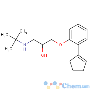 CAS No:121010-10-4 2-Propanol,1-[2-(1-cyclopenten-1-yl)phenoxy]-3-[(1,1-dimethylethyl)amino]-