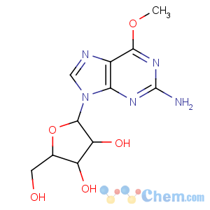CAS No:121032-29-9 (2R,3S,4S,<br />5R)-2-(2-amino-6-methoxypurin-9-yl)-5-(hydroxymethyl)oxolane-3,4-diol