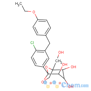 CAS No:1210344-57-2 (1S,2S,3S,4R,<br />5S)-5-[4-chloro-3-[(4-ethoxyphenyl)methyl]phenyl]-1-(hydroxymethyl)-6,<br />8-dioxabicyclo[3.2.1]octane-2,3,4-triol