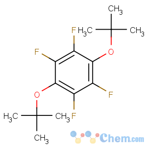 CAS No:121088-09-3 1,2,4,5-tetrafluoro-3,6-bis[(2-methylpropan-2-yl)oxy]benzene