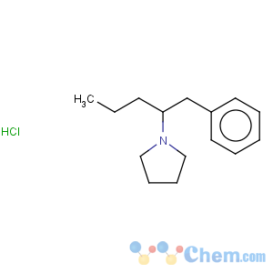 CAS No:1211-28-5 Pyrrolidine,1-[1-(phenylmethyl)butyl]-, hydrochloride (1:1)
