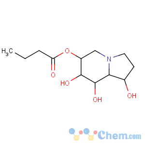 CAS No:121104-96-9 Butanoic acid,(1S,6S,7S,8R,8aR)-octahydro-1,7,8-trihydroxy-6-indolizinyl ester