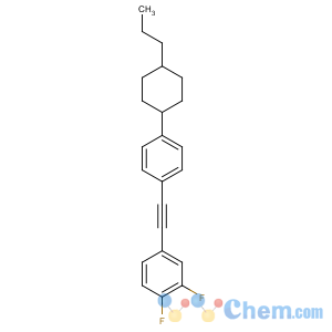 CAS No:121118-73-8 1,2-difluoro-4-[2-[4-(4-propylcyclohexyl)phenyl]ethynyl]benzene