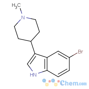 CAS No:121206-76-6 5-bromo-3-(1-methylpiperidin-4-yl)-1H-indole
