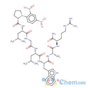 CAS No:121282-17-5 D-Argininamide,1-(2,4-dinitrophenyl)-L-prolyl-L-leucylglycyl-L-leucyl-L-tryptophyl-L-alanyl-