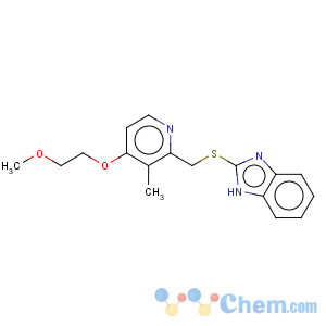 CAS No:121306-31-8 1H-Benzimidazole,2-[[[4-(2-methoxyethoxy)-3-methyl-2-pyridinyl]methyl]thio]-