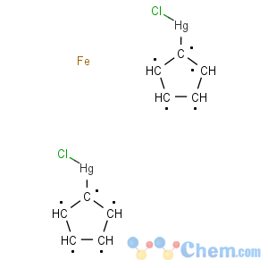 CAS No:12145-90-3 Ferrocene,1,1'-bis(chloromercurio)- (6CI,7CI,9CI)
