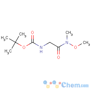 CAS No:121505-93-9 tert-butyl N-[2-[methoxy(methyl)amino]-2-oxoethyl]carbamate