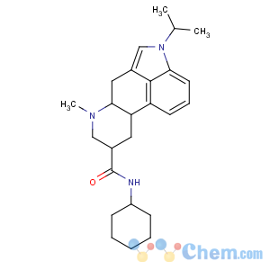 CAS No:121588-75-8 Ergoline-8-carboxamide,N-cyclohexyl-6-methyl-1-(1-methylethyl)-, (8b)-