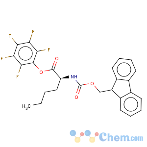 CAS No:121593-77-9 L-Norleucine,N-[(9H-fluoren-9-ylmethoxy)carbonyl]-, pentafluorophenyl ester (9CI)