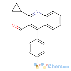 CAS No:121660-37-5 2-cyclopropyl-4-(4-fluorophenyl)quinoline-3-carbaldehyde