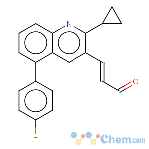 CAS No:121660-63-7 2-Propenal,3-[2-cyclopropyl-4-(4-fluorophenyl)-3-quinolinyl]-
