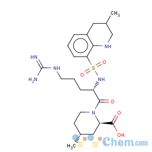 CAS No:121785-71-5 Argatroban