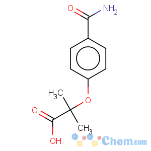 CAS No:121809-54-9 Propanoic acid,2-[4-(aminocarbonyl)phenoxy]-2-methyl-