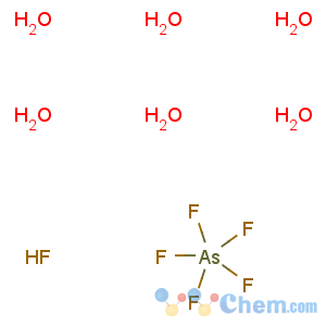 CAS No:121995-33-3 Arsenate(1-),hexafluoro-, hydrogen, hexahydrate (9CI)