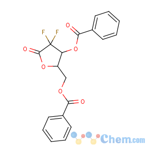 CAS No:122111-01-7 [(2R,3R)-3-benzoyloxy-4,4-difluoro-5-oxooxolan-2-yl]methyl benzoate