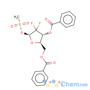 CAS No:122111-11-9 2-Deoxy-2,2-difluoro-D-erythro-pentofuranose-3,5-dibenzoate-1-methanesulfonate