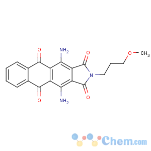 CAS No:12217-80-0 4,11-diamino-2-(3-methoxypropyl)naphtho[2,3-f]isoindole-1,3,5,10-tetrone