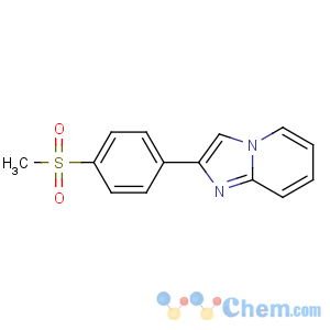 CAS No:1222-57-7 2-(4-methylsulfonylphenyl)imidazo[1,2-a]pyridine