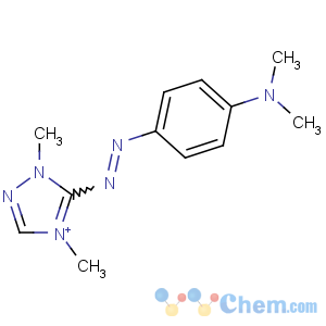CAS No:12221-52-2 4-[(2,4-dimethyl-1,2,4-triazol-4-ium-3-yl)diazenyl]-N,N-dimethylaniline