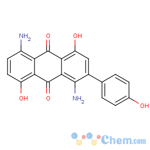 CAS No:12222-75-2 1,5-diamino-4,8-dihydroxy-2-(4-hydroxyphenyl)anthracene-9,10-dione
