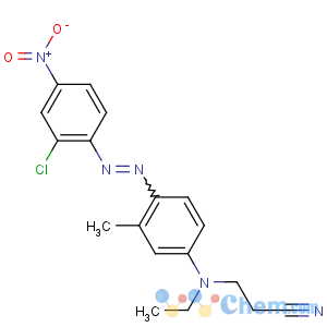 CAS No:12223-38-0 3-[4-[(2-chloro-4-nitrophenyl)diazenyl]-N-ethyl-3-methylanilino]<br />propanenitrile