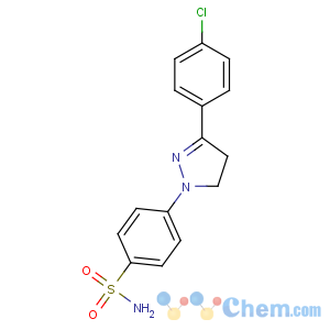 CAS No:12224-11-2 4-[5-(4-chlorophenyl)-3,4-dihydropyrazol-2-yl]benzenesulfonamide