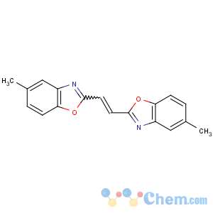 CAS No:12224-12-3 5-methyl-2-[(E)-2-(5-methyl-1,3-benzoxazol-2-yl)ethenyl]-1,3-benzoxazole