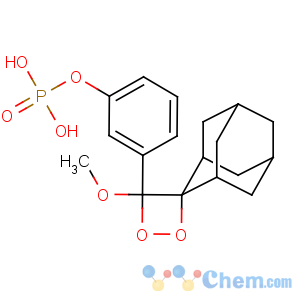 CAS No:122341-56-4 [3-(3'-methoxyspiro[adamantane-2,4'-dioxetane]-3'-yl)phenyl] dihydrogen<br />phosphate