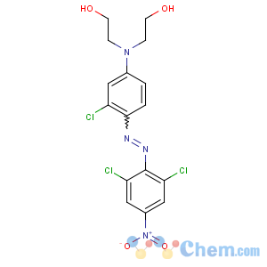 CAS No:12236-00-9 2-[3-chloro-4-[(2,<br />6-dichloro-4-nitrophenyl)diazenyl]-N-(2-hydroxyethyl)anilino]ethanol