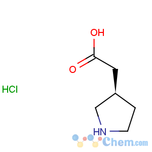 CAS No:122442-01-7 3-Pyrrolidineaceticacid, (3R)-