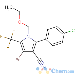 CAS No:122453-73-0 4-bromo-2-(4-chlorophenyl)-1-(ethoxymethyl)-5-(trifluoromethyl)pyrrole-<br />3-carbonitrile