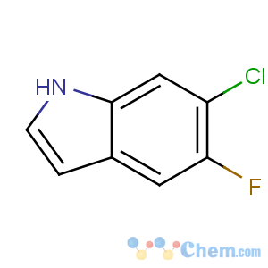 CAS No:122509-72-2 6-chloro-5-fluoro-1H-indole