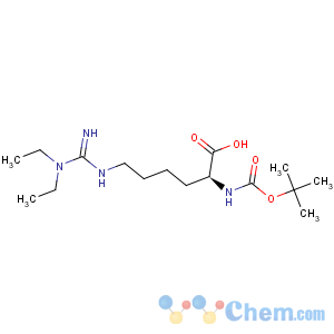 CAS No:122532-94-9 L-Lysine,N6-[(diethylamino)iminomethyl]-N2-[(1,1-dimethylethoxy)carbonyl]-