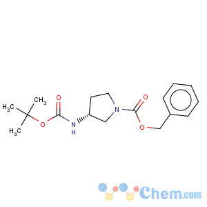 CAS No:122536-75-8 (R)-1-Cbz-3-Boc-Aminopyrrolidine