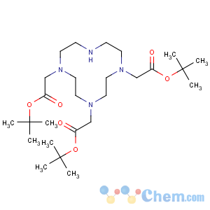 CAS No:122555-91-3 tert-butyl<br />2-[4,7-bis[2-[(2-methylpropan-2-yl)oxy]-2-oxoethyl]-1,4,7,<br />10-tetrazacyclododec-1-yl]acetate