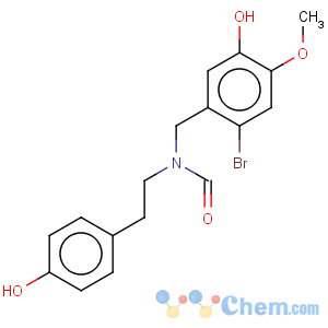 CAS No:122584-18-3 Formamide,N-[(2-bromo-5-hydroxy-4-methoxyphenyl)methyl]-N-[2-(4-hydroxyphenyl)ethyl]-