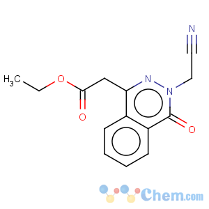 CAS No:122665-86-5 Ethyl 2-[3-(cyanomethyl)-4-oxo-3,4-dihydrophthalazin-1-yl]acetate
