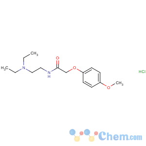 CAS No:1227-61-8 N-[2-(diethylamino)ethyl]-2-(4-methoxyphenoxy)acetamide