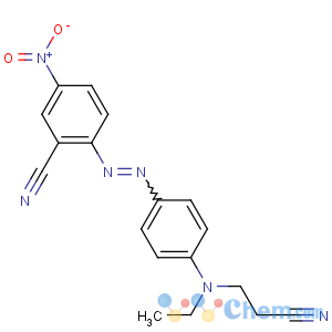 CAS No:12270-46-1 2-[[4-[2-cyanoethyl(ethyl)amino]phenyl]diazenyl]-5-nitrobenzonitrile