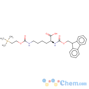CAS No:122903-68-8 L-Lysine,N2-[(9H-fluoren-9-ylmethoxy)carbonyl]-N6-[[2-(trimethylsilyl)ethoxy]carbonyl]-(9CI)