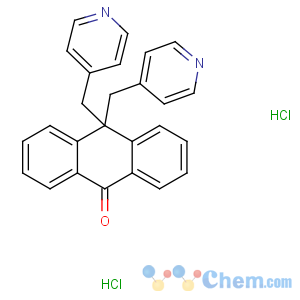 CAS No:122955-42-4 10,10-bis(pyridin-4-ylmethyl)anthracen-9-one