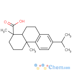 CAS No:1231-75-0 (1R,4aS,10aS)-1,4a-dimethyl-7-propan-2-yl-2,3,4,9,10,<br />10a-hexahydrophenanthrene-1-carboxylic acid