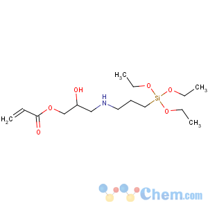 CAS No:123198-57-2 [2-hydroxy-3-(3-triethoxysilylpropylamino)propyl] prop-2-enoate