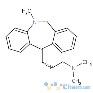 CAS No:1232-85-5 (3E)-N,<br />N-dimethyl-3-(5-methyl-6H-benzo[c][1]benzazepin-11-ylidene)propan-1-<br />amine